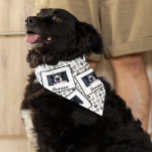 Bandana Foto: Cão Personalizado Nome de Pet Nome de Pet Mo<br><div class="desc">Este design pode ser personalizado na área fornecida pela alteração da foto e/ou do texto. Ou pode ser personalizado clicando em Personalizar este Modelo e, em seguida, escolhendo o clique para personalizar mais a opção e excluir ou alterar a cor do plano de fundo, adicionar texto, alterar a cor ou...</div>