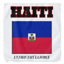 Haiti Flag Bandanna