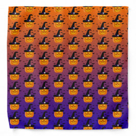 Bandana Halloween Pumpkin Jack o’ Lantern Withat