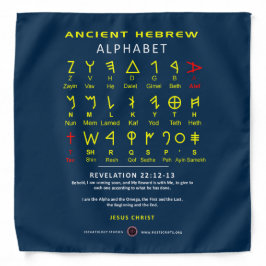 Bandana Hebraico Alefbet