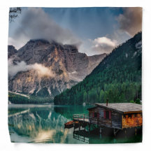 Imagem de Paisagem do Lago de Montanhas Italianas