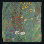 Bandana Jardim fazenda Girassóis por Gustav Klimt Painting<br><div class="desc">Imperial obra-prima do pintor austríaco Gustav Klimt: Jardim de Fazenda com Girassóis</div>