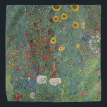 Bandana Jardim fazenda Girassóis por Gustav Klimt Painting<br><div class="desc">Imperial obra-prima do pintor austríaco Gustav Klimt: Jardim de Fazenda com Girassóis</div>
