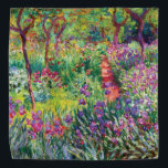 Bandana Jardim Íris por Claude Monet<br><div class="desc">Por favor,  visite minha loja para obter design mais interessante e mais opções de cores.
=> zazzle.com/colorfulworld*</div>