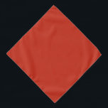 Bandana Laranja Vermelho Poinciana, Escarlate Cor Sólida E<br><div class="desc">Uma nova cor de energia chegou com a ponciana vermelha,  uma escarpa escura que é ousada sem ser seca.</div>