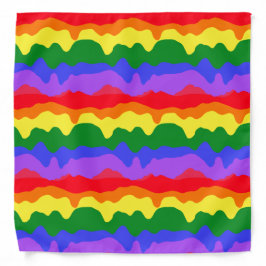 Bandana Listras de Arco-íris Derretendo