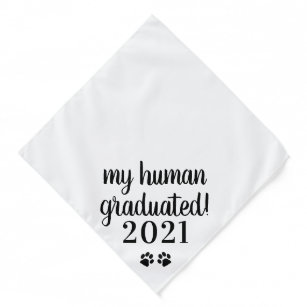 Bandana Meu Cão de Graduação Humano de 2021