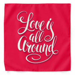 Bandana O Amor Está Tudo Em Torno Da Letra Rosa
