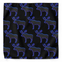 Padrão De Alce Azul Elétrico