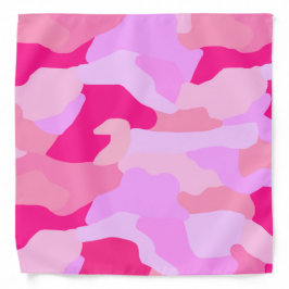 Bandana Padrão de Camo Rosa