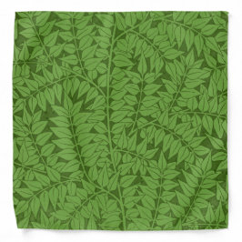 Bandana Padrão de Ramificação Verde (Arte Selvagem) (Willi