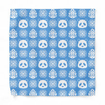 Panda Jungle Impressions on Blue