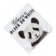 Bandana Panda Negra E Branca Moderna Engraçada Com Citação (Front)