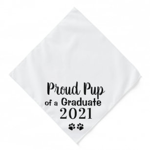 Bandana Pup Orgulhoso De Um Cão De Graduação Da Classe 202