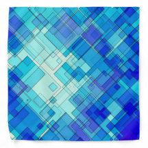 Quadrados Abstrato azuis