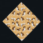 Bandana Raça de bicho-da-bexiga - laranja<br><div class="desc">Raça de bicho-da-bexiga - laranja</div>