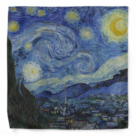 Bandana The Starry Night (Vincent van Gogh) (Famosa Arte)