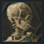 Bandana Vincent Van Gogh - Crânio com Cigarro Queimado<br><div class="desc">Vincent Van Gogh - Crânio com Cigarro Queimado</div>