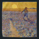 Bandana Vincent van Gogh - Sower with Setting Sun<br><div class="desc">The Sower / Sower with Setting Sun - Vincent van Gogh,  Oil on Canvas,  1888,  Arles</div>