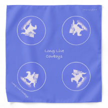 Bandana viva em periWinkle