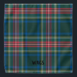 Bandana Xadrez de Natal Tartan NOME de Pet Clássico<br><div class="desc">Xadrez de Tartan Feriado em Verde, Vermelho, Amarelo, Azul, Branco com NOME personalizado em preto. Fácil de personalizar texto, cor do texto, fonte. Acessório de Natal excelente para QUALQUER animal de estimação e humano de estimação correspondente. Cachorro, Festivo, Divertido. Misturar e combinar Xadrezes de Natal / Natal inteiras de Tartan...</div>