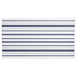 Bandas brancas e azuis - Escuras