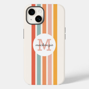 Bandas Coloridas Retroativas Monogramas Personaliz