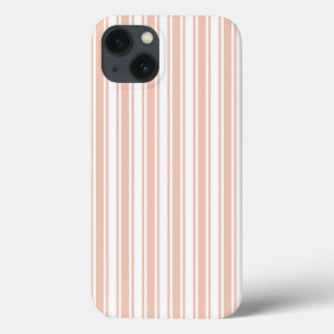 Bandas de pêssego e doces brancas Mala iPhone
