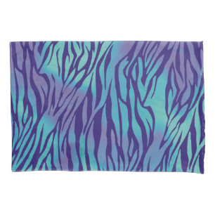 Bandas De Zebra Azul E Púrpura