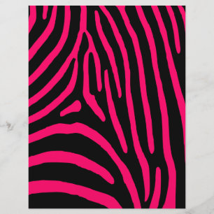 Bandas de Zebra Rosa Quentes