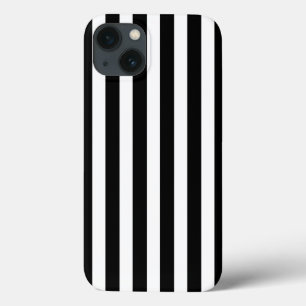 Bandas doces brancas e pretas Mala para iPhone