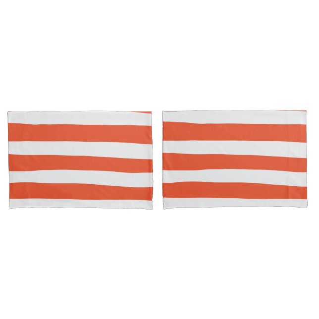 Bandas irregulares - Laranja e branco (Frente - conjunto)