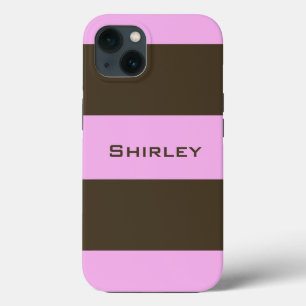 Bandas largas cor-de-rosa e chocolate por STaylor
