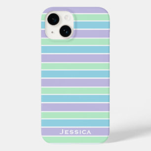 Bandas Verdes Púrpuras de Pastel Personalizadas