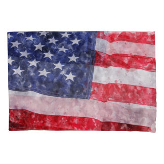 Bandeira abstrato americana, Estilo Watercolor.
