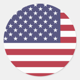 Bandeira Americana Adesivo EUA – Estrelas Patrióti
