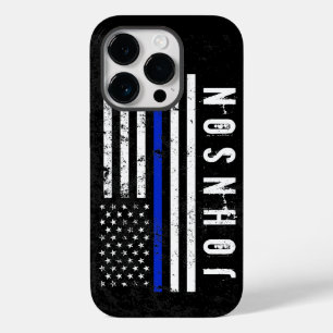 Bandeira americana afligida do estilo da polícia