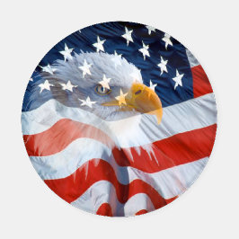 Bandeira Americana Bald Patriótica