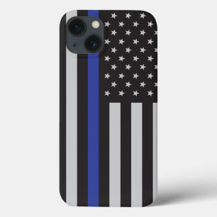 Bandeira Americana de Linha Azul Personalizada