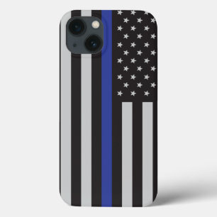 Bandeira Americana de Linha Azul Personalizada