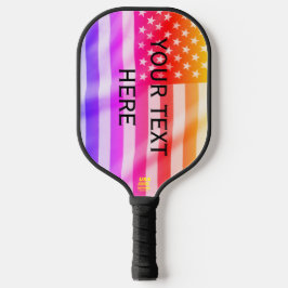Bandeira Americana dos EUA Raquete de Pickleball c