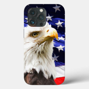 Bandeira Americana e Águia
