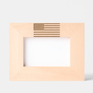 Bandeira Americana Enchida Frames USA Patriótica