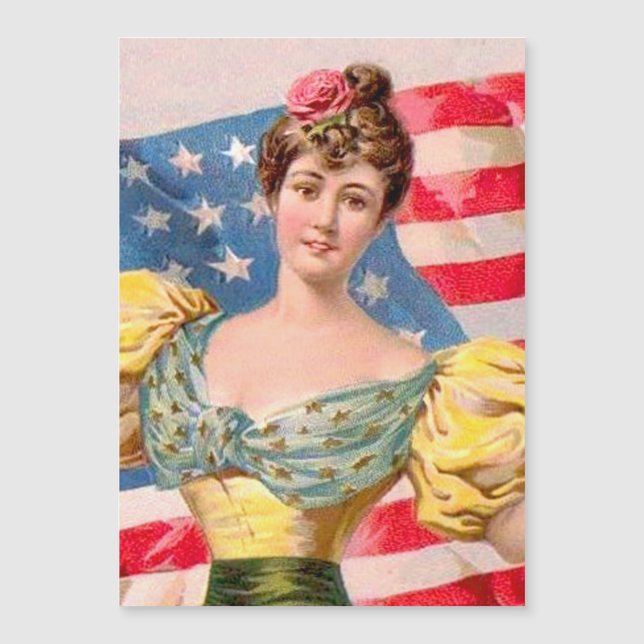 Bandeira Americana Lady Liberty Independência  (Frente)