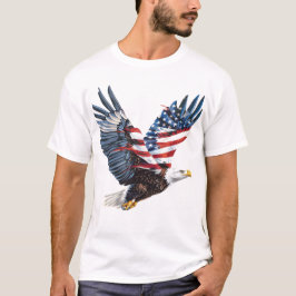 Bandeira Americana Patriótica T-Shirt