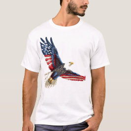 Bandeira Americana Patriótica T-Shirt