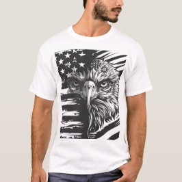 Bandeira Americana Patriótica T-Shirt