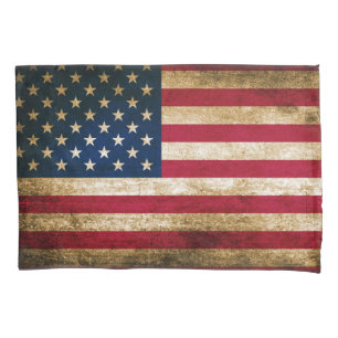 Bandeira americana rústica patriótica