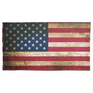 Bandeira americana rústica patriótica