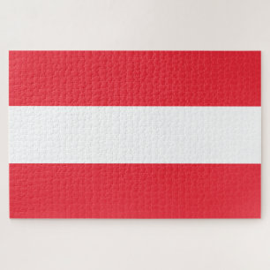 Bandeira Austríaca (Áustria) Quebra-cabeça de Jigs